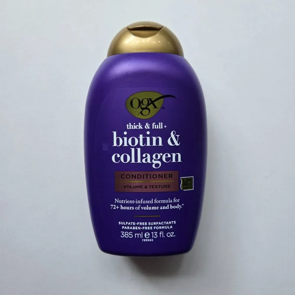 OGX Thick Full Shampoo & Conditioner Biotin Collagen 13 Oz Volume Hair Care